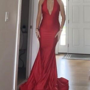 Red Evening Gown
